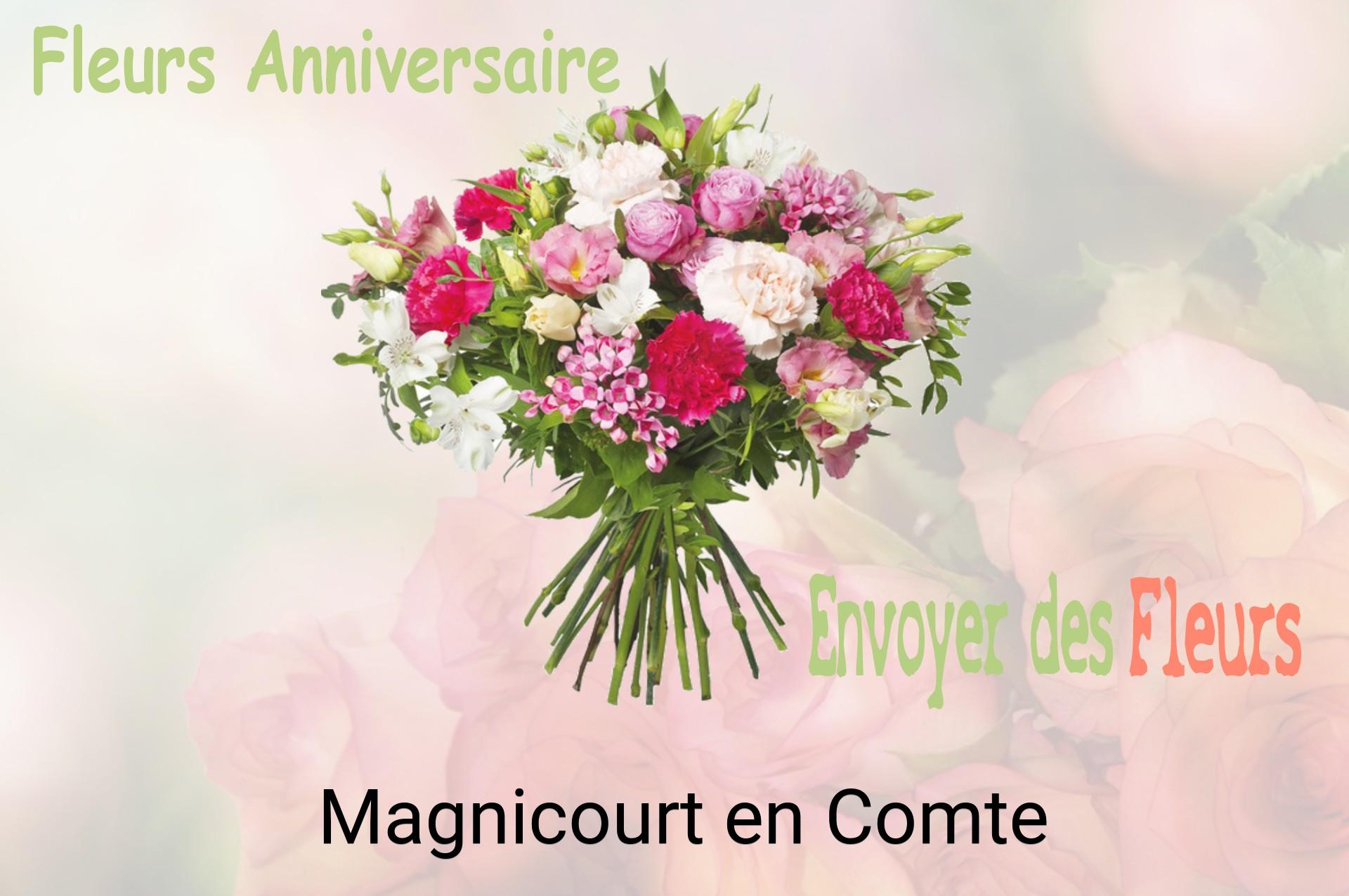 Bouquet de fleurs d’anniversaire livré à Magnicourt-en-Comte