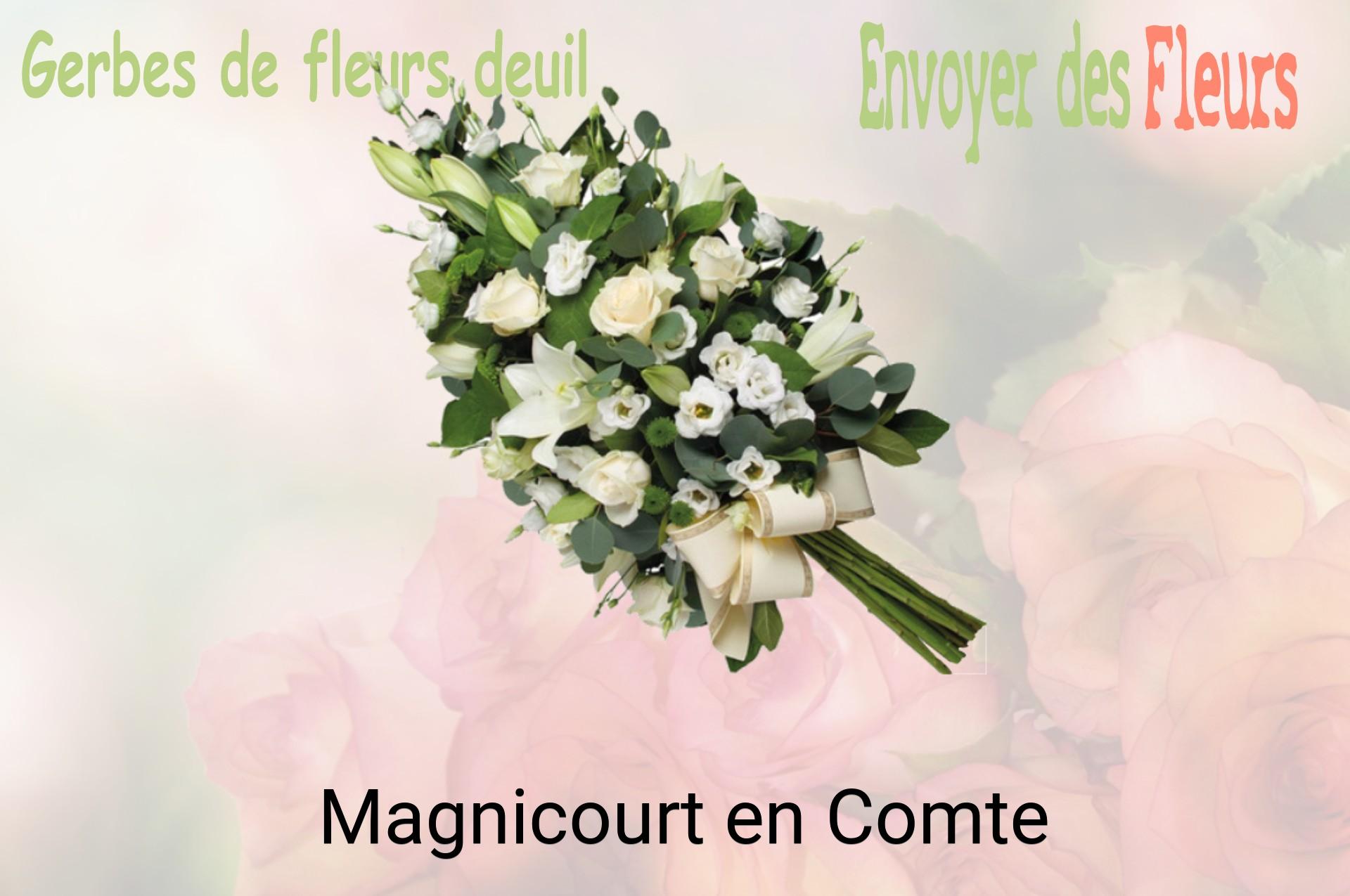 Gerbe de fleurs de deuil livrée à Magnicourt-en-Comte